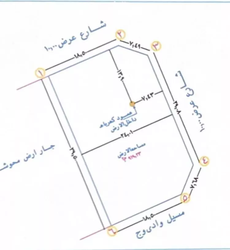 أرض للبيع في حي جبرة, مدينة امارة منطقة مكة المكرمة - الطائف, منطقة مكة المكرمة صورة 2