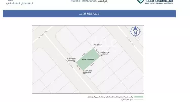 أرض للبيع في شارع طريق الدمام الفرعي, حي الوسام, مدينة الرياض, منطقة الرياض صورة 2