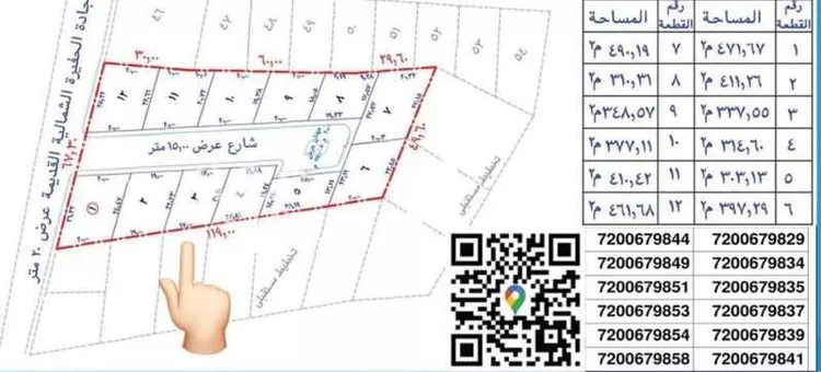 أرض للبيع في حي السلام, مدينة عنيزه, منطقة القصيم صورة 3