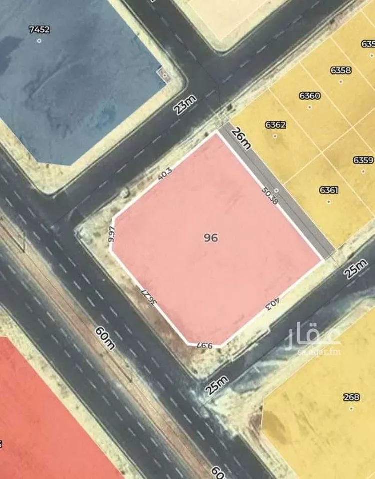 أرض للبيع في شارع علي بن حسن صيرفي, حي النظيم, مدينة الرياض, منطقة الرياض صورة 4