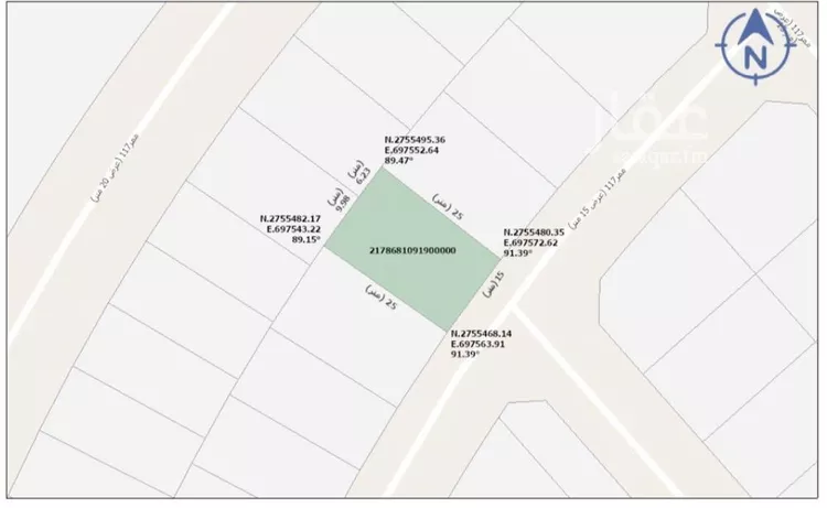 أرض للبيع في شارع شارع الدرب, حي الجنادرية, مدينة الرياض, منطقة الرياض صورة 2