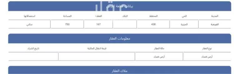 Land for Sale in Al Quwaiiyah Al Jazirah صورة 2