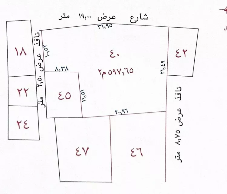 أرض للبيع في حي العمامرة, مدينة الدمام, المنطقة الشرقية صورة 4