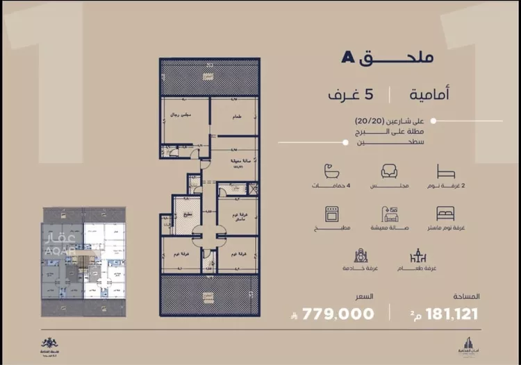 شقة للبيع في شارع عبدالله ابن معيقل, حي الياقوت, مدينة جدة, منطقة مكة المكرمة 4