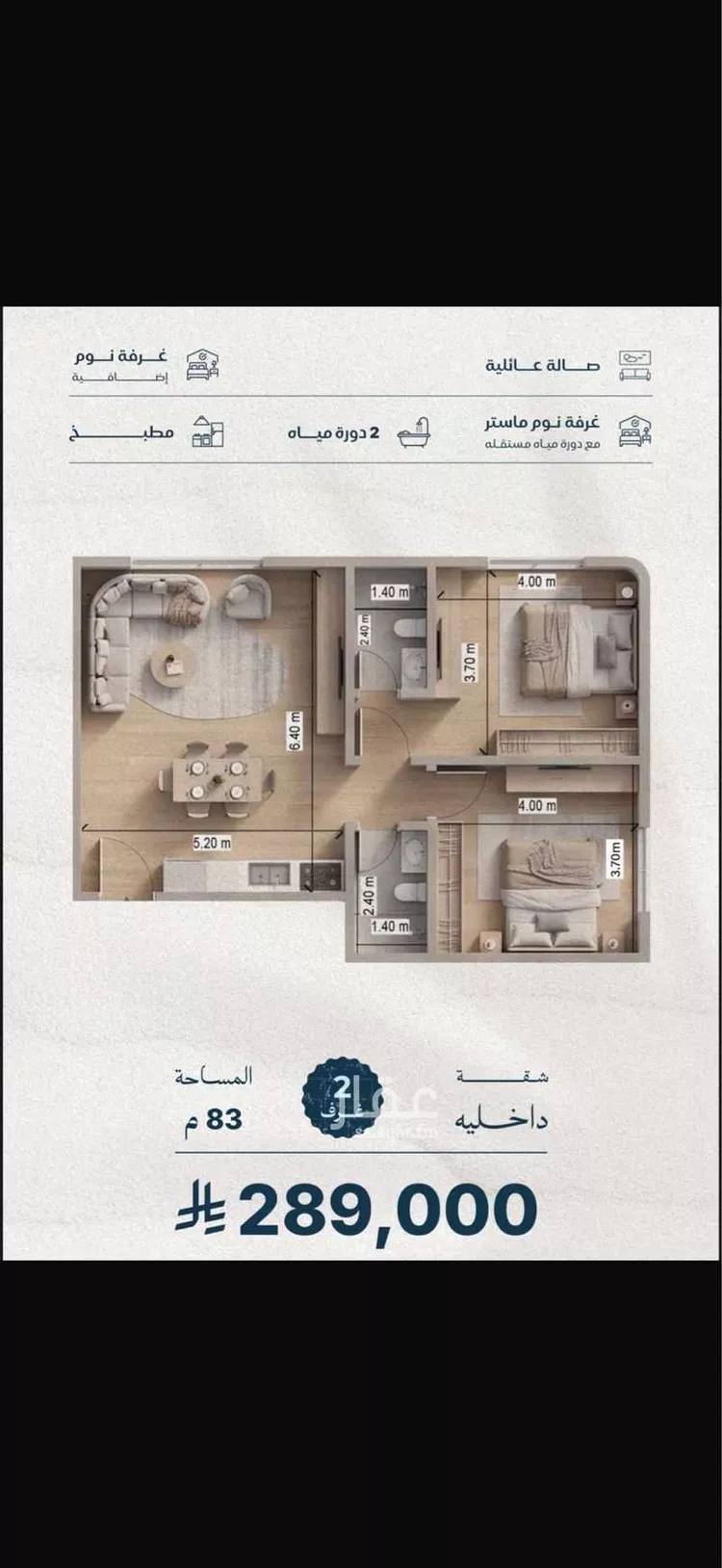 شقة للبيع في شارع زين العابدين, حي أبحر الشمالية, مدينة جدة, منطقة مكة المكرمة صورة 4