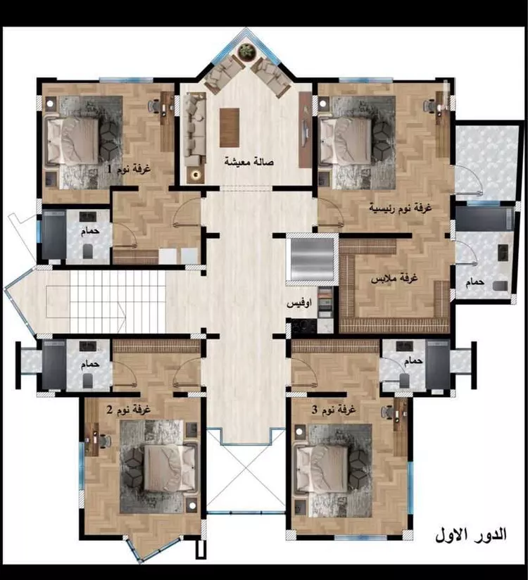 فيلا للبيع في شارع ينبع, حي العيون, مدينة المدينة المنورة, منطقة المدينة المنورة صورة 3