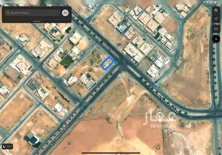 أرض للإيجار في شارع خالد بن عبدالعزيز, حي بدر, مدينة حوطه سدير, منطقة الرياض صورة 2
