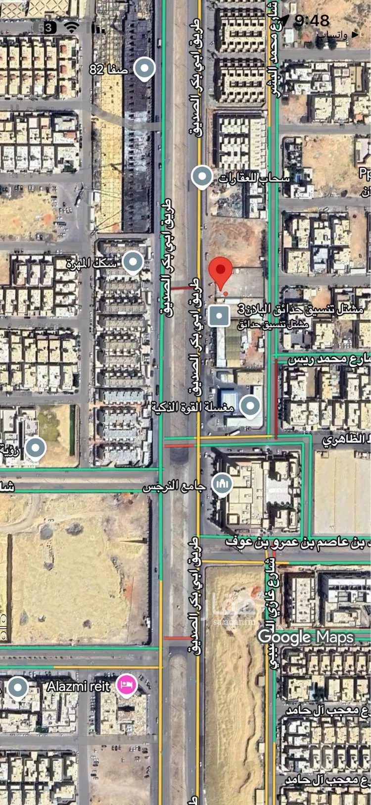 أرض للإيجار في شارع ابي بكر الصديق, حي النرجس, مدينة الرياض, منطقة الرياض