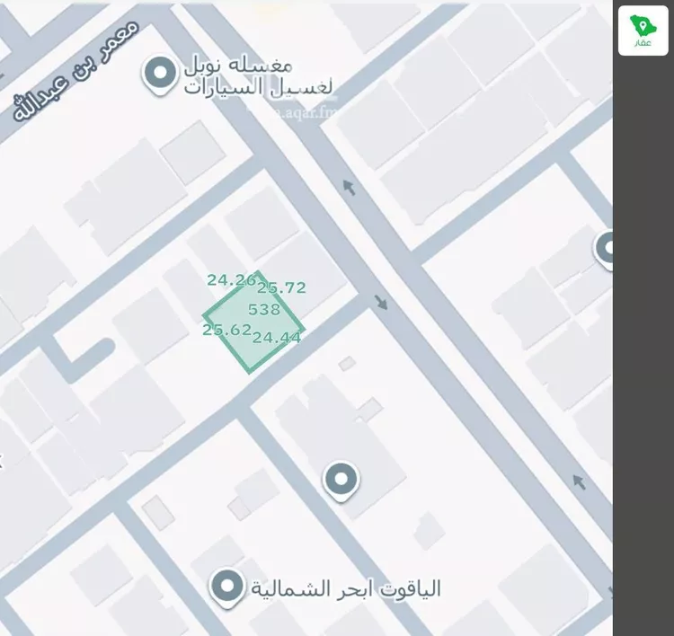 أرض للبيع في شارع أبو يوسف القاضي ، حي الياقوت ، جدة ، جدة صورة 2