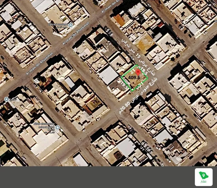 أرض للبيع في شارع عبد الرحمن الناصر, حي النهضة, مدينة الخرج, منطقة الرياض صورة 2