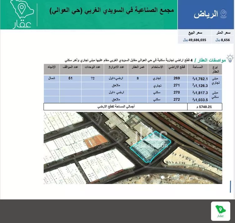 Building for Sale in Riyadh Dhahrat Namar