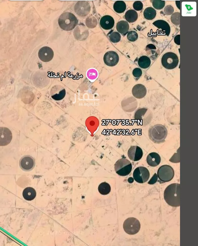 أرض للبيع في حي تخاييل, مدينة تخاييل, منطقة حائل صورة 2
