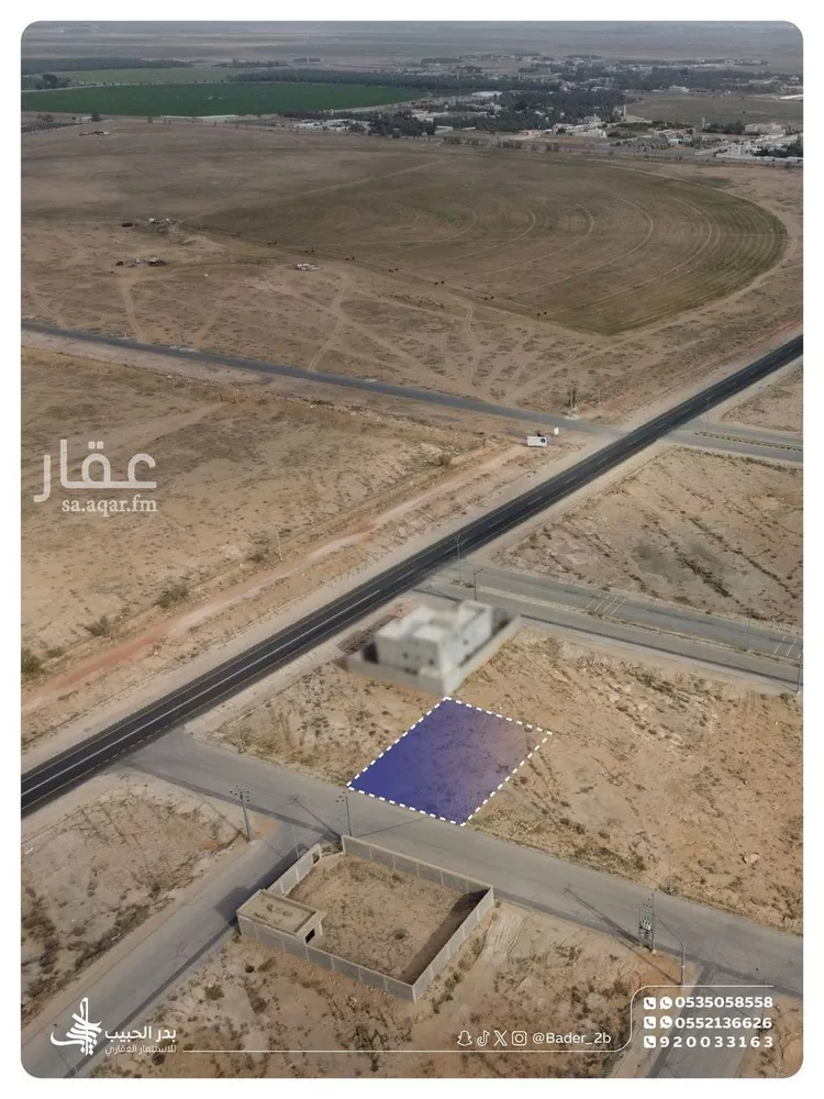 أرض للبيع في شارع البلدة, حي الربوة, مدينة البكيرية, منطقة القصيم صورة 3