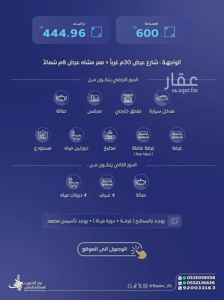 فيلا للبيع في شارع زهير بن عوف, حي الرياض, مدينة البكيرية, منطقة القصيم صورة 2