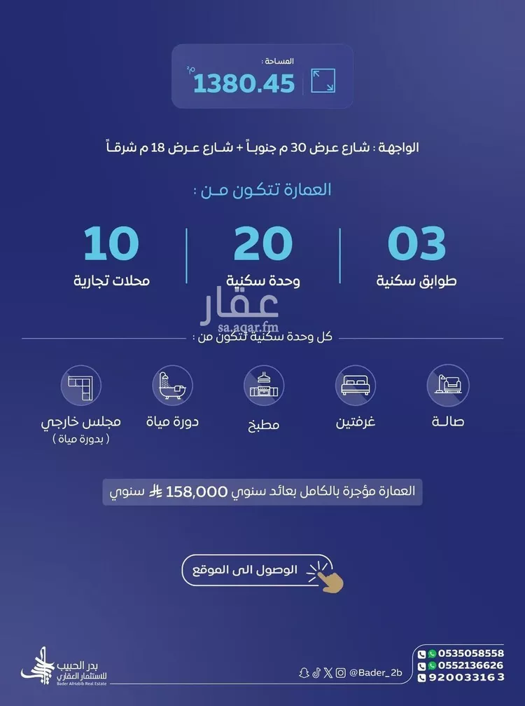 عمارة للبيع في شارع المنار 22, حي الصفاء, مدينة البكيرية, منطقة القصيم صورة 2