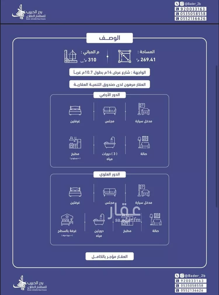 فيلا للبيع في شارع النعمان ابن بشير, حي الصفاء, مدينة البكيرية, منطقة القصيم صورة 4