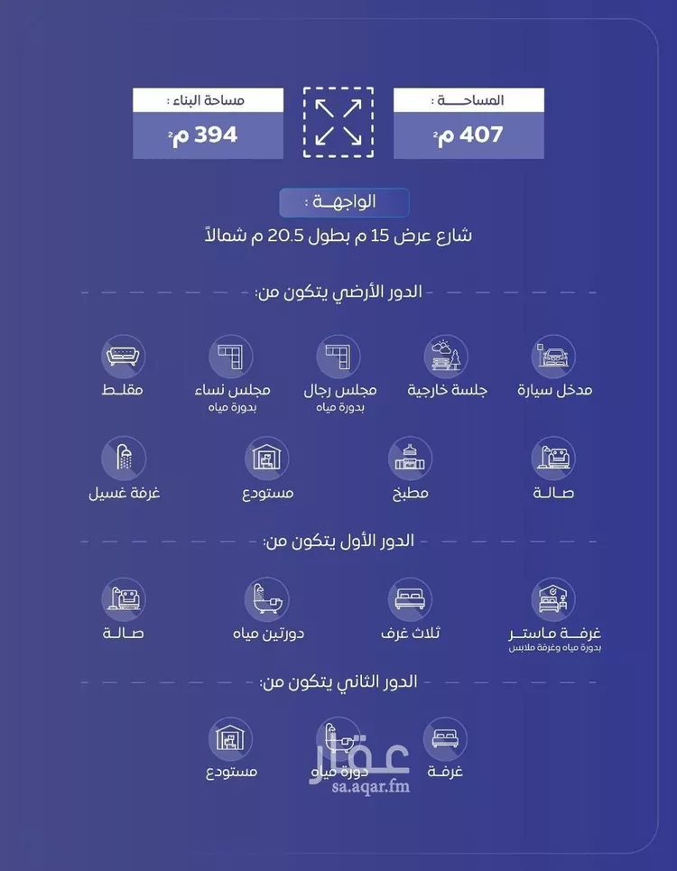 فيلا للبيع في شارع شارع علي محمد عبد الوهاب, حي الزهرة, مدينة البكيريه, منطقة القصيم صورة 2