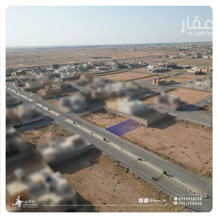 أرض للبيع في شارع وهب بن عبدالله, حي القادسية, مدينة البكيريه, منطقة القصيم صورة 2