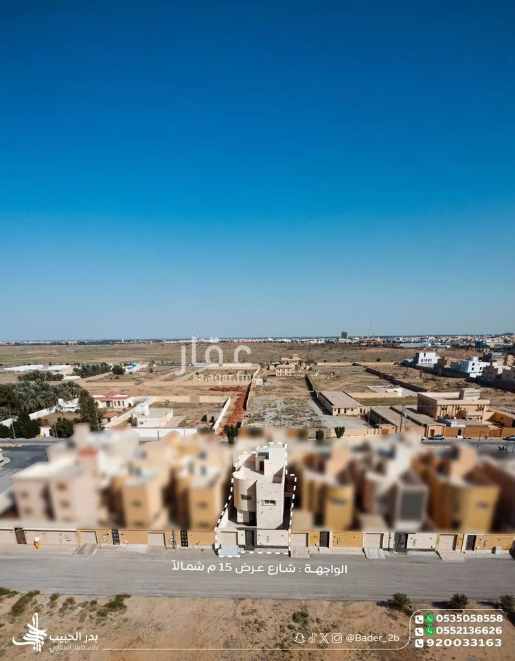 فيلا للبيع في شارع شارع الكسائي, حي البديعة, مدينة البكيرية, منطقة القصيم صورة 5