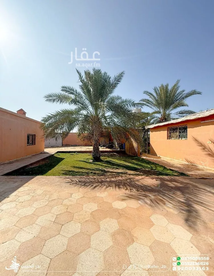 استراحة للبيع في شارع شارع المغيرة بن شعبة, حي الياسمين, مدينة الخبراء والسحابين, منطقة القصيم 8