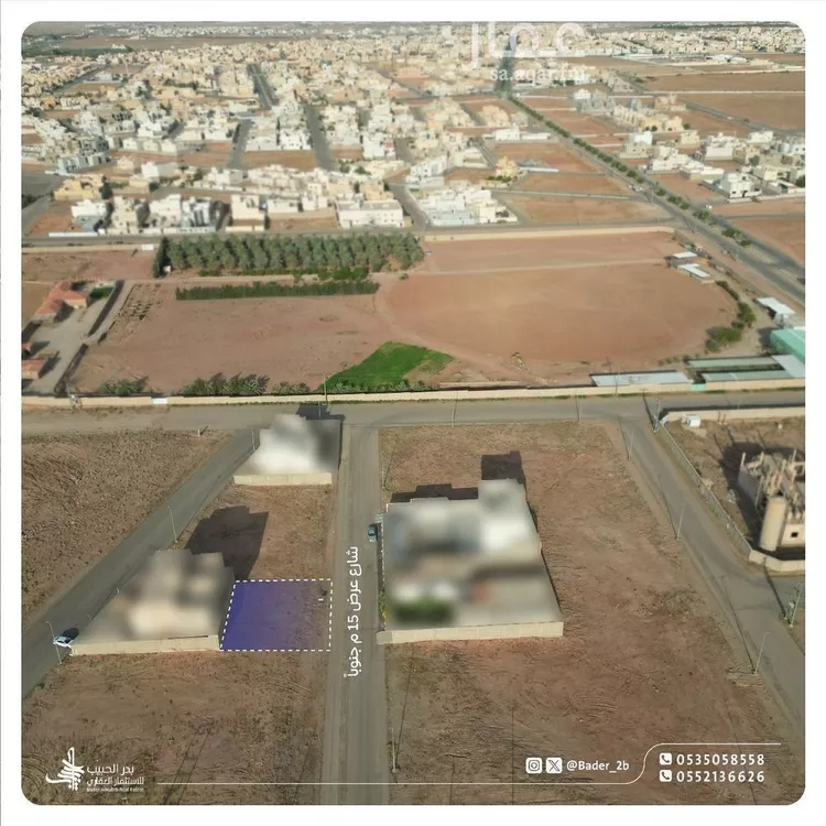 أرض للبيع في شارع سراء بنت نبهان, حي اليرموك, مدينة رياض الخبراء, منطقة القصيم صورة 3