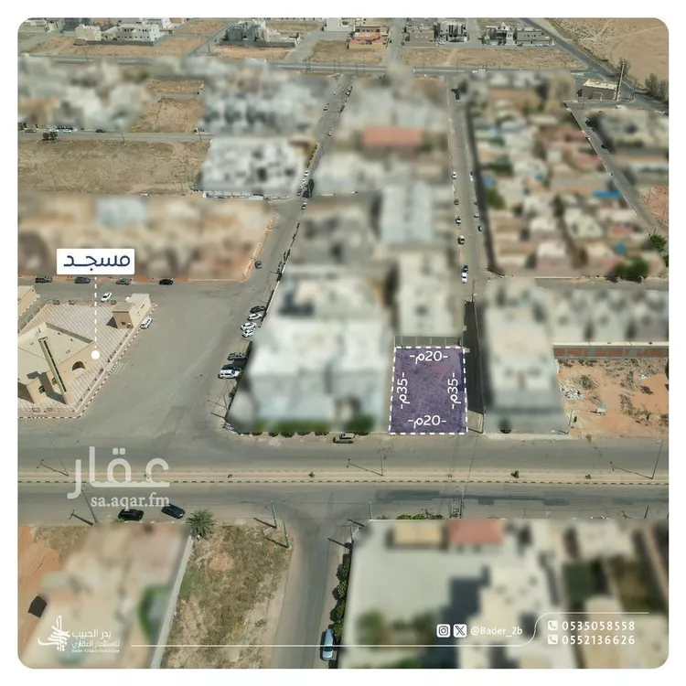 أرض للبيع في شارع زهير بن عوف, حي الرياض, مدينة البكيريه, منطقة القصيم صورة 2