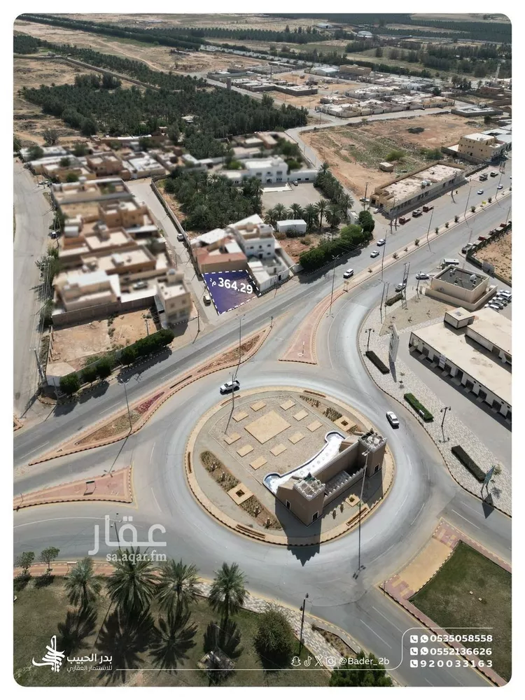 أرض للبيع في شارع طريق الملك عبد العزيز, حي التراثي, مدينة الخبراء والسحابين, منطقة القصيم صورة 3