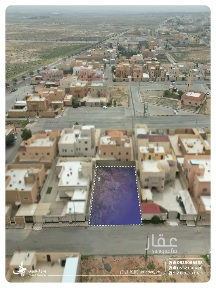 أرض للبيع في شارع ابن ماجد, حي الربيع, مدينة الخبراء والسحابين, منطقة القصيم صورة 2