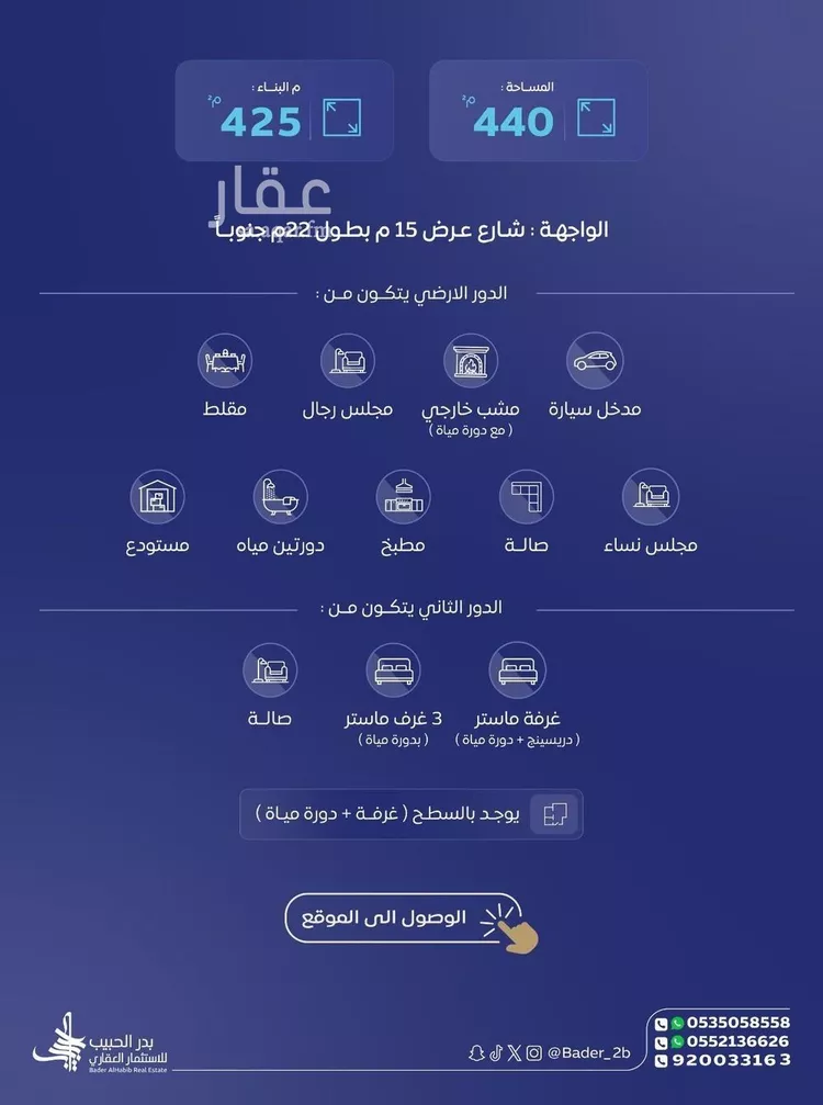 فيلا للبيع في شارع شارع عمر المختار, حي الزهرة, مدينة البكيرية, منطقة القصيم صورة 2