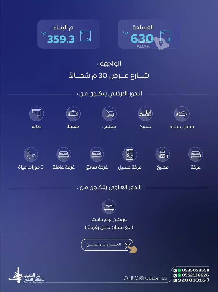 Villa for Sale in Al Bukayriyah Al Mohamadiah Subdivision صورة 2
