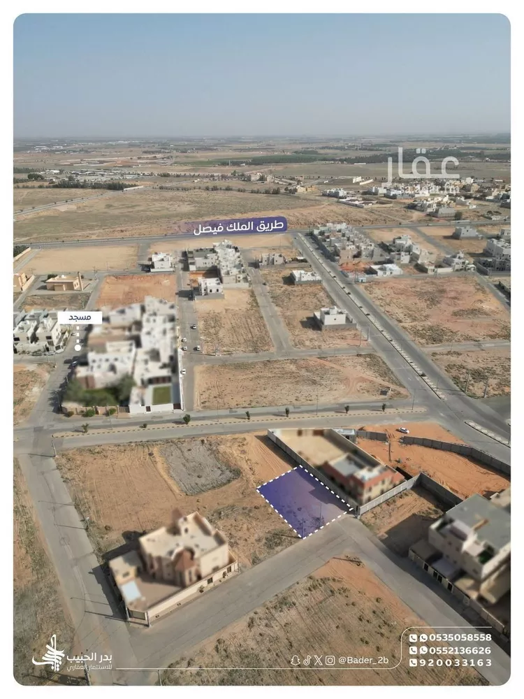 أرض للبيع في شارع الباخرة, حي المنار, مدينة البكيرية, منطقة القصيم صورة 2