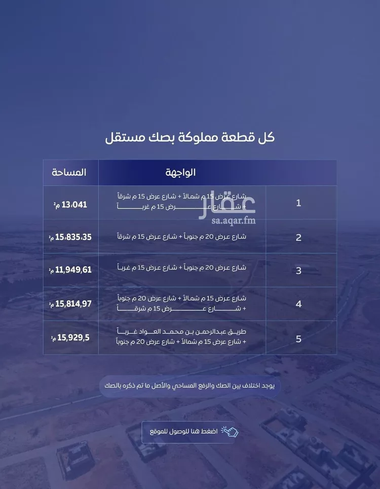 أرض للبيع في شارع عام, حي الخليج, مدينة البكيرية, منطقة القصيم صورة 2