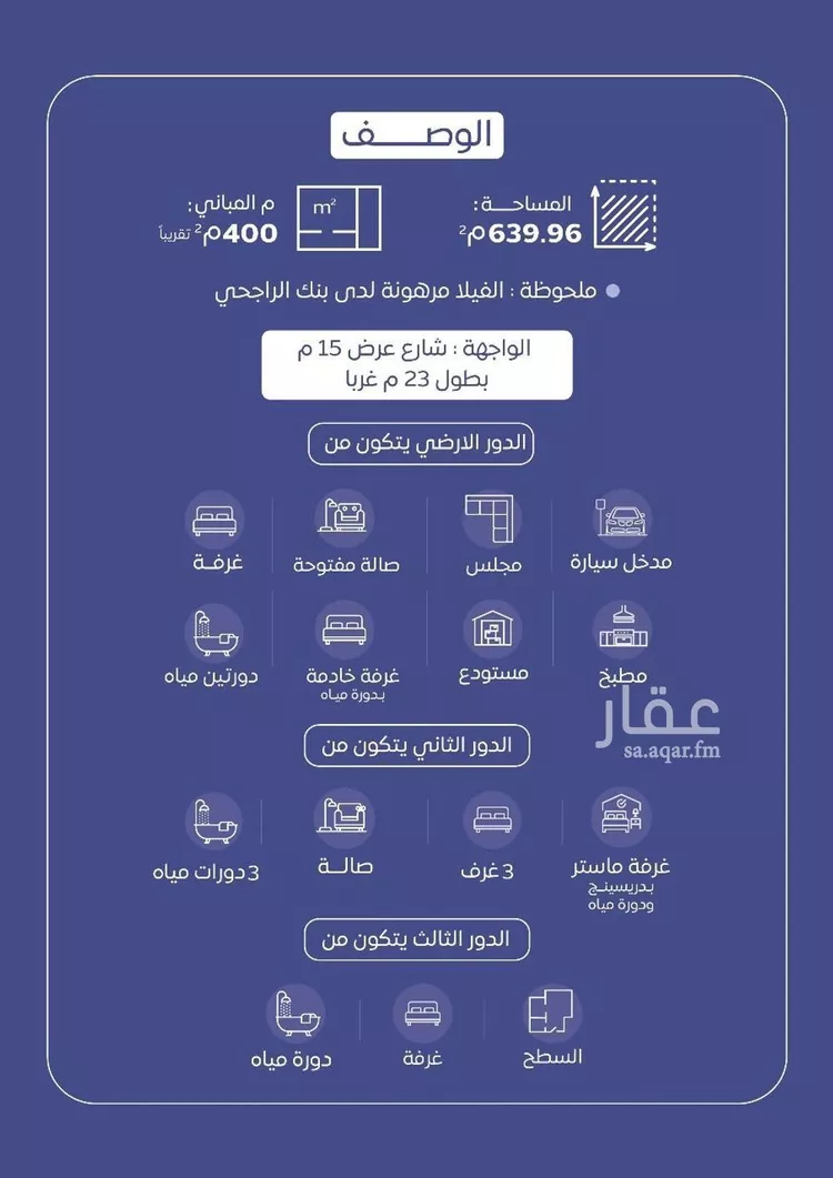فيلا للبيع في شارع عام, حي القدس, مدينة الخبراء والسحابين, منطقة القصيم صورة 3