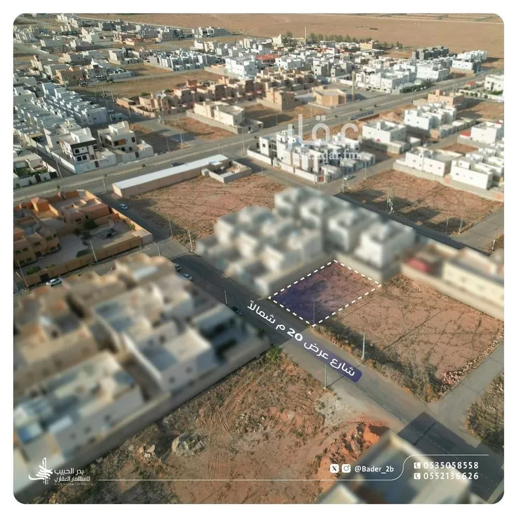 أرض للبيع في شارع رزين ابن انس السلمي, حي الرياض, مدينة البكيريه, منطقة القصيم صورة 2