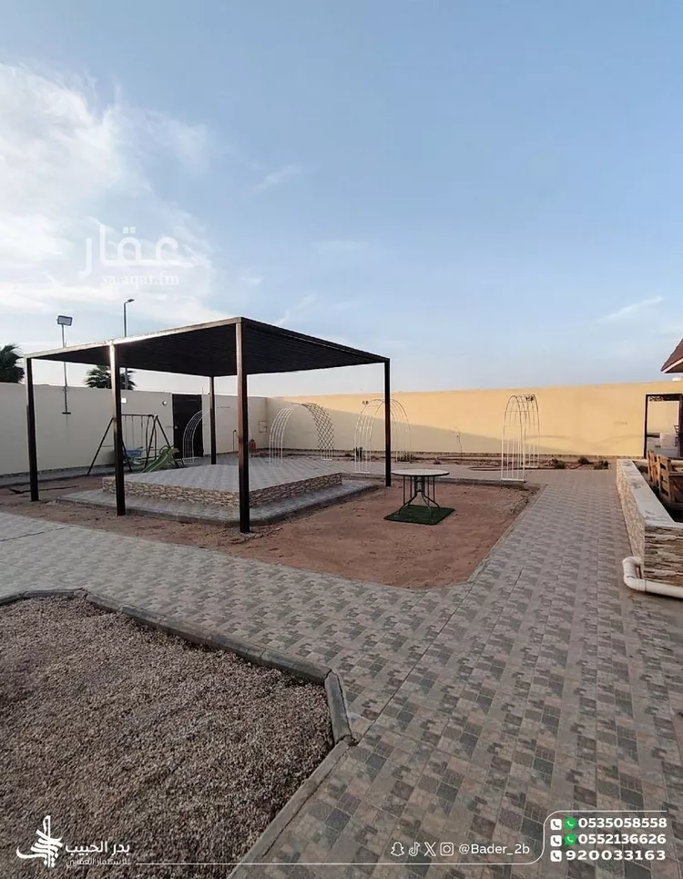 استراحة للبيع في شارع شارع ثابت بن عدي, حي البساتين, مدينة الخبراء والسحابين, منطقة القصيم صورة 5
