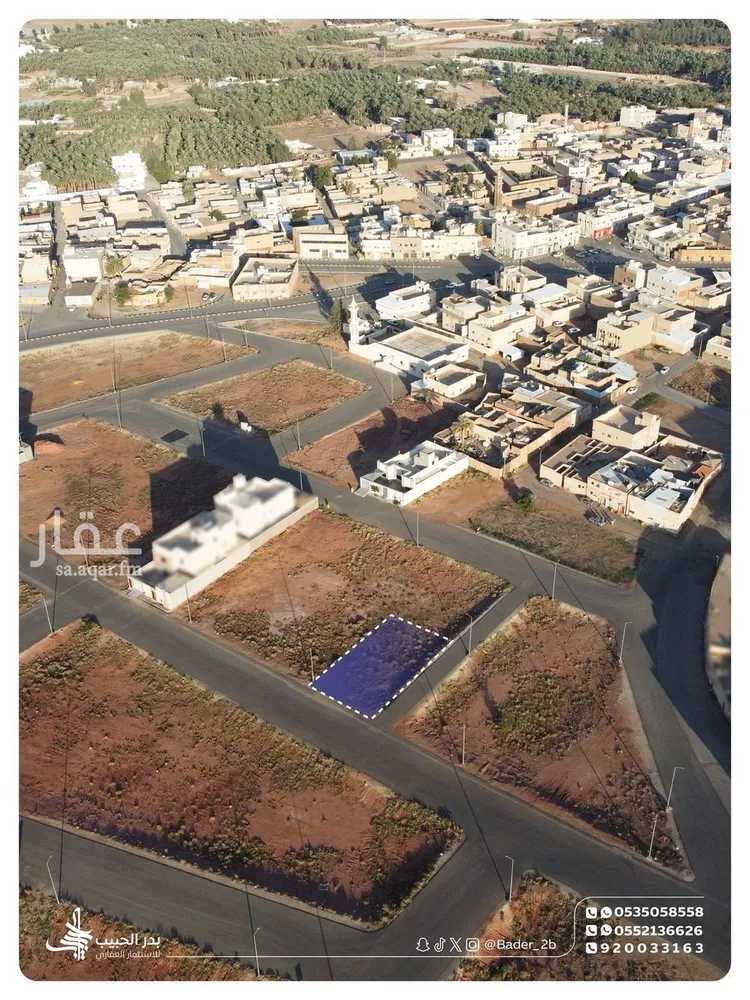 أرض للبيع في حي الديرة, مدينة البكيرية, منطقة القصيم صورة 2