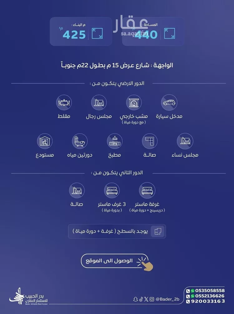 فيلا للبيع في شارع شارع عمر المختار, حي الزهرة, مدينة البكيرية, منطقة القصيم صورة 2