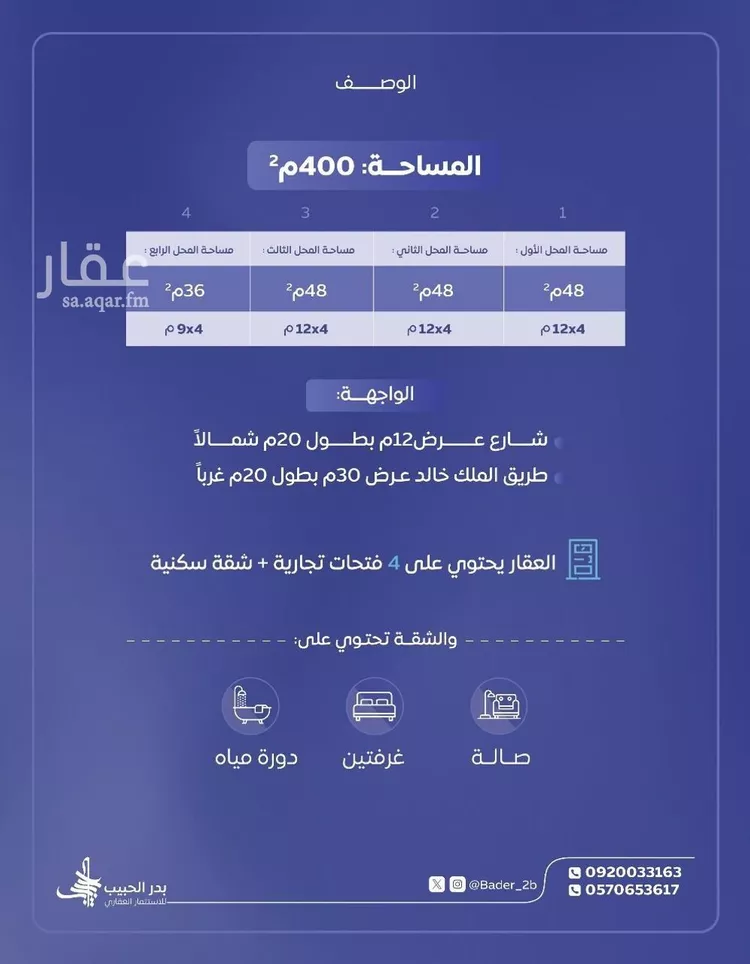 محل للإيجار في شارع سليمان بن سمحان, حي الديرة, مدينة البكيريه, منطقة القصيم صورة 2