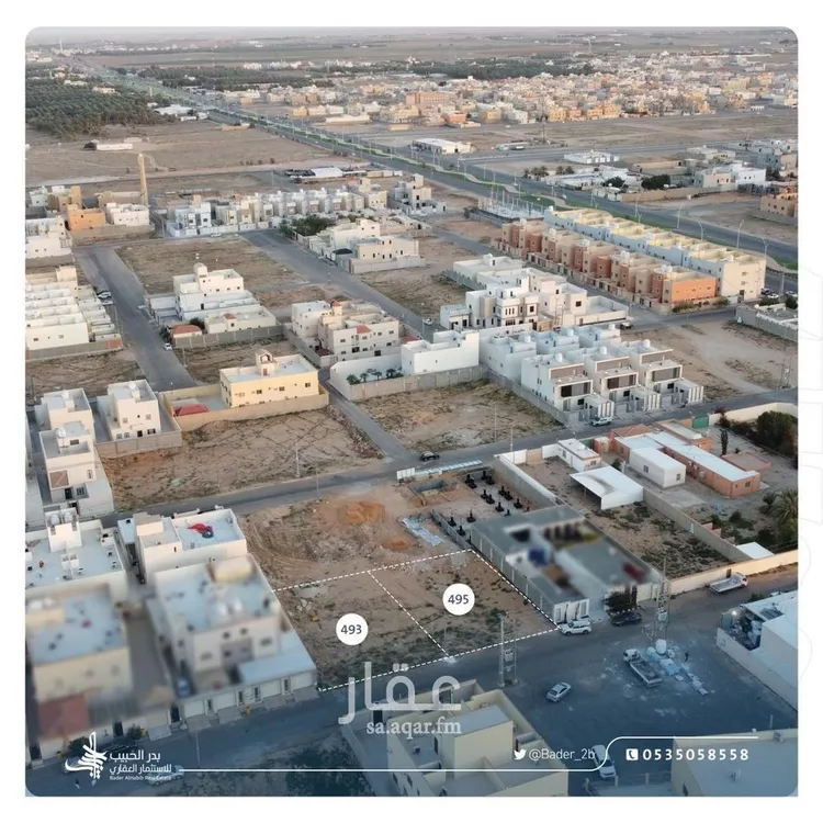 أرض للبيع في شارع رجاء الفنوي, حي الرياض, مدينة البكيريه, منطقة القصيم صورة 2