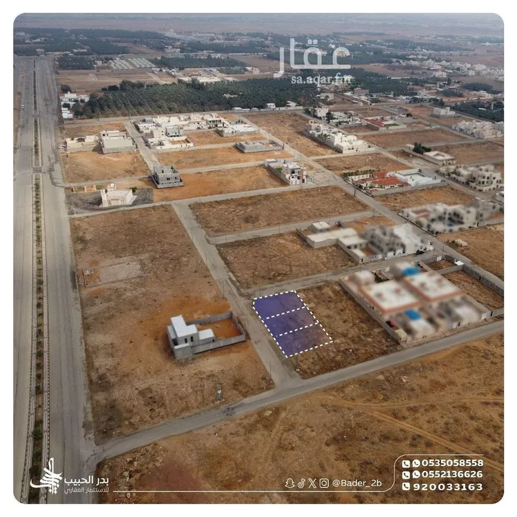 أرض للبيع في شارع كعب بن الحارث, حي القادسية, مدينة البكيرية, منطقة القصيم صورة 4