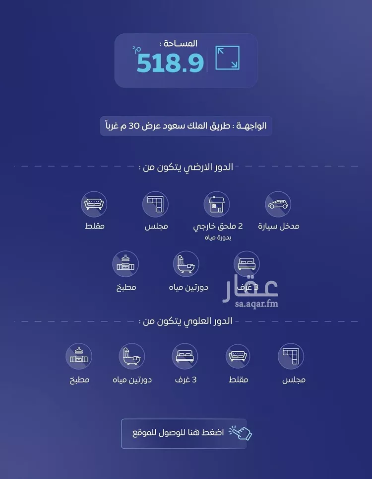 فيلا للبيع في شارع طريق الملك سعود بن عبدالعزيز, حي الزهرة, مدينة البكيرية, منطقة القصيم صورة 2