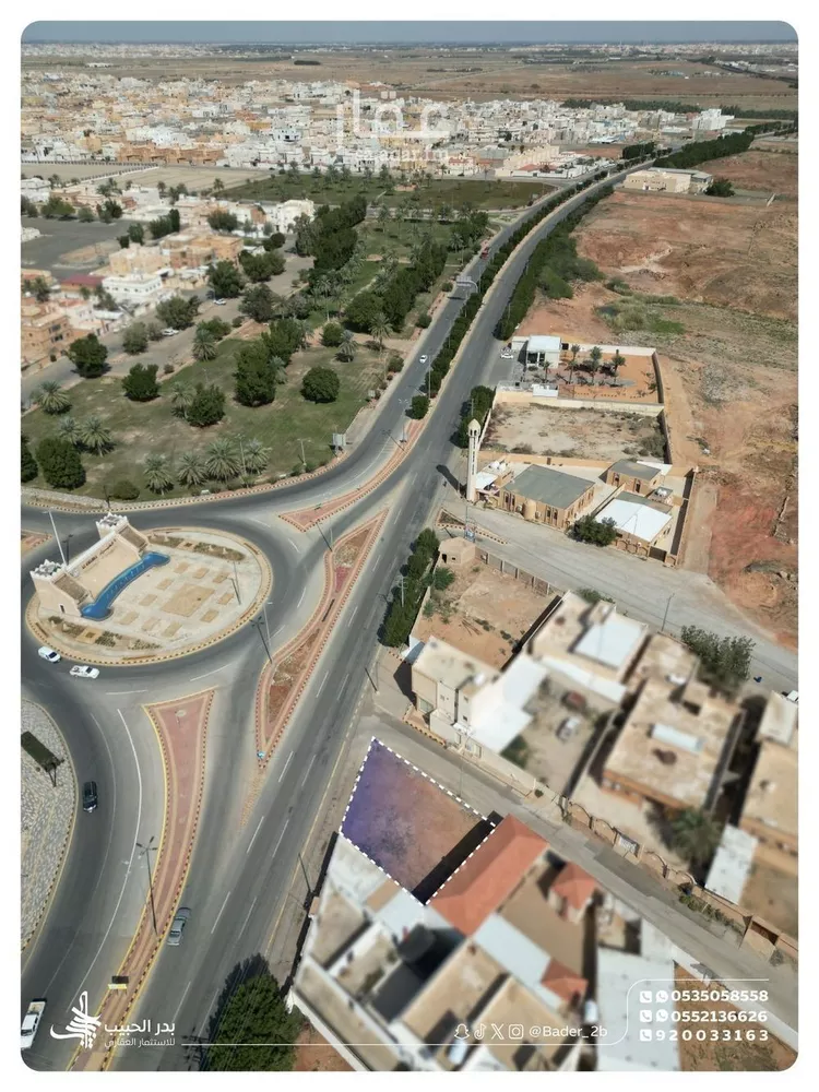 أرض للبيع في شارع طريق الملك عبد العزيز, حي التراثي, مدينة الخبراء والسحابين, منطقة القصيم صورة 4