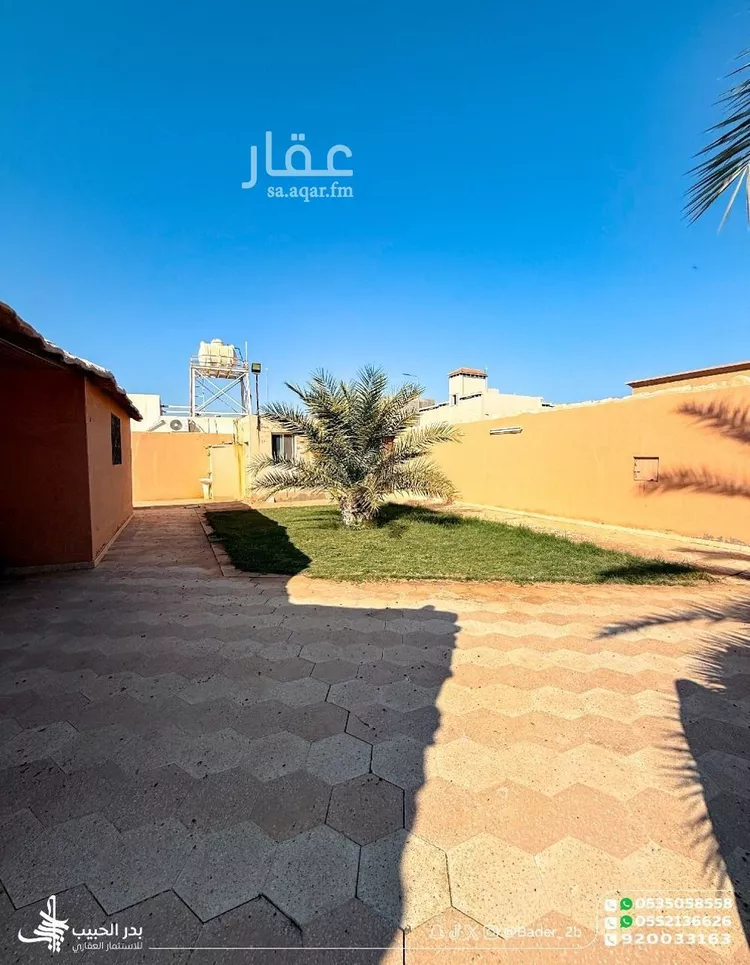 فيلا للبيع في شارع شارع المغيرة بن شعبة, حي الياسمين, مدينة الخبراء والسحابين, منطقة القصيم صورة 5