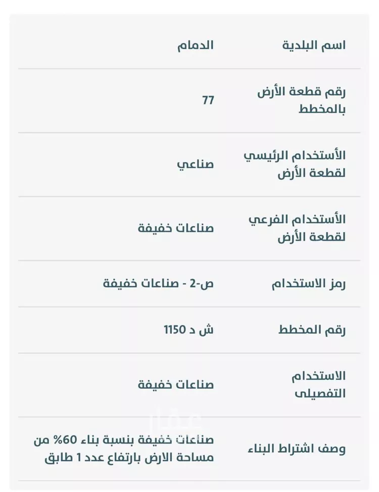 أرض للإيجار في حي الصناعية الثانية, مدينة الدمام, المنطقة الشرقية 9