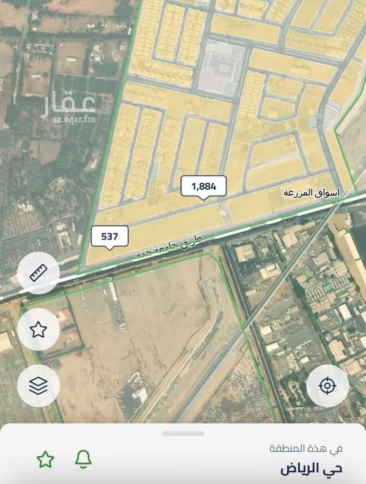 أرض للإيجار في شارع طريق عسفان, حي الرياض, مدينة جدة, منطقة مكة المكرمة