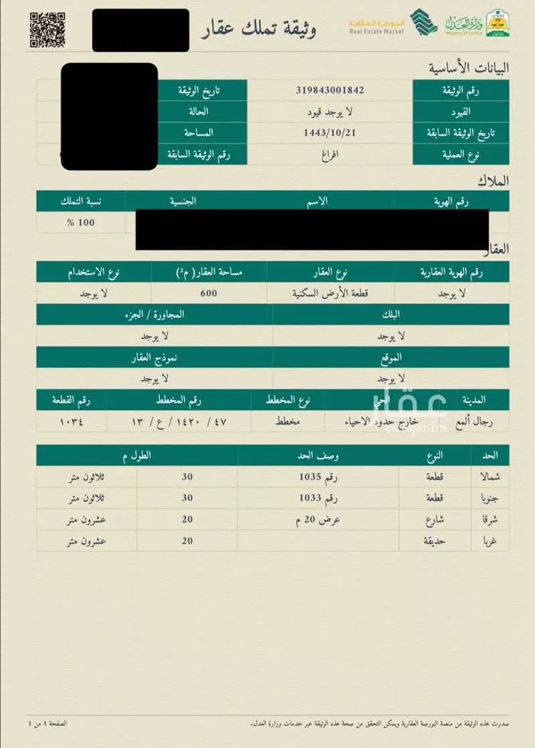 Land for Sale in Abha As Sarawat