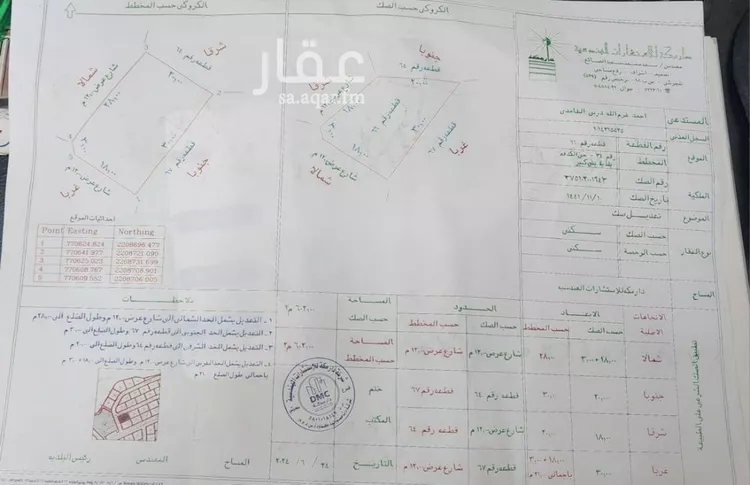 أرض للبيع في حي الفيحاء, مدينة ال مرزوق, منطقة الباحة صورة 3
