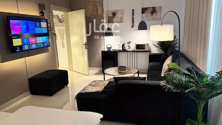 استديو مفروش للحجز في شارع الاحمر بن جندل ، حي الشاطئ ، جازان ، منطقة جازان