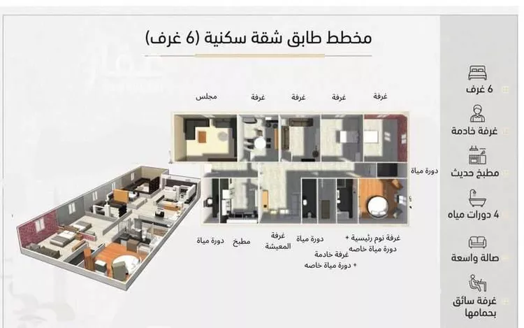Apartment for Sale in Jeddah As Salamah