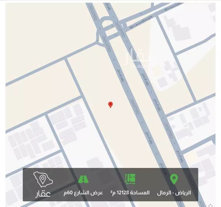 أرض للإيجار في شارع وادي الساحل, حي الرمال, مدينة الرياض, منطقة الرياض